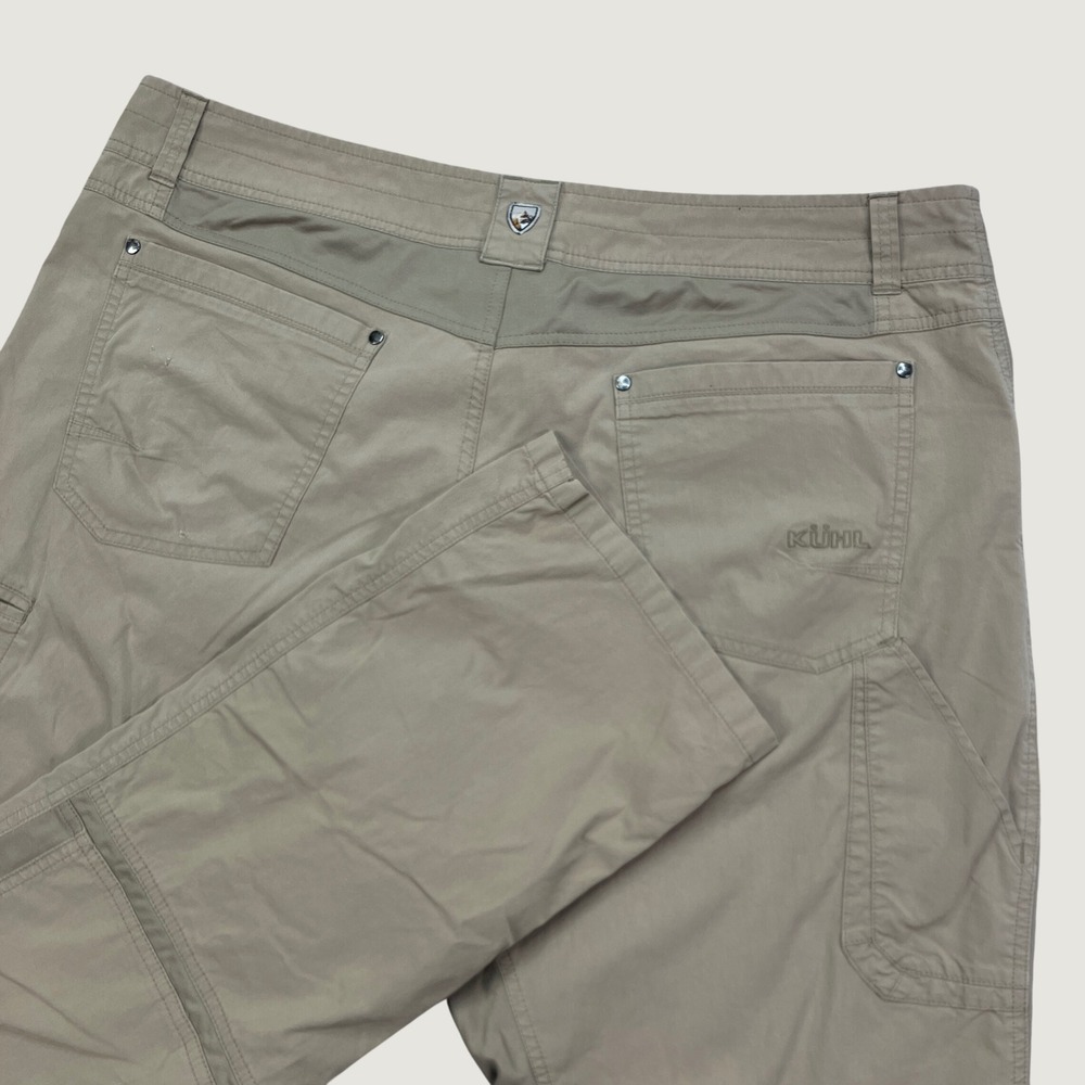Kuhl Mens 40x32 Radikl Pants Khaki Tan Hiking Outdoor Stretch 5109